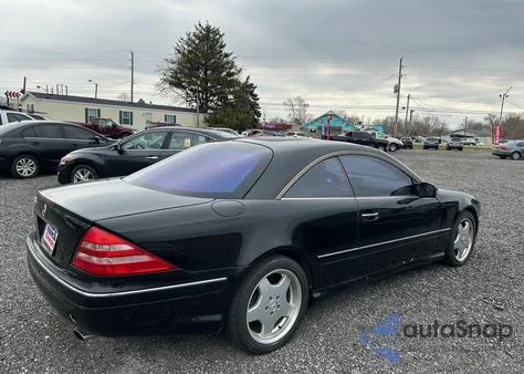 2002 Mercedes-Benz Cl 500 from USA, damaged, VIN WDBPJ75J22A030862